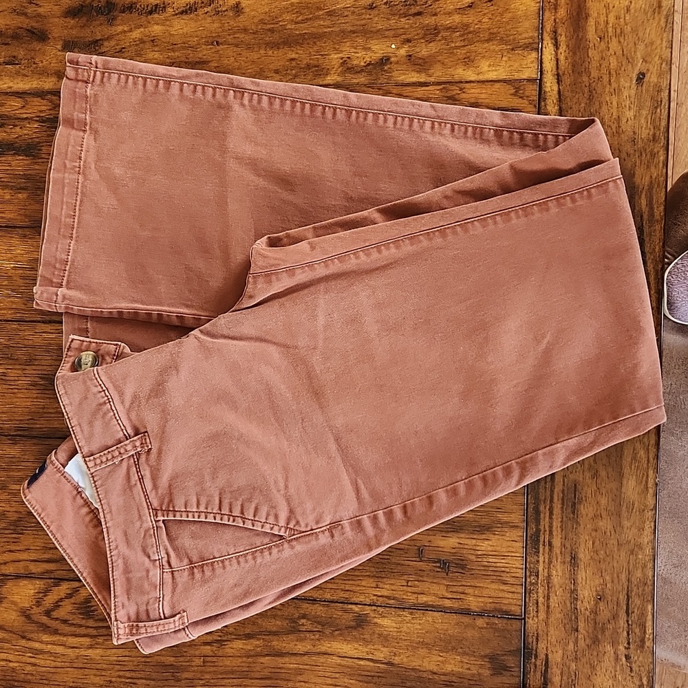 American Eagle Kick Boot pants. Color rust. Size 8 regular.